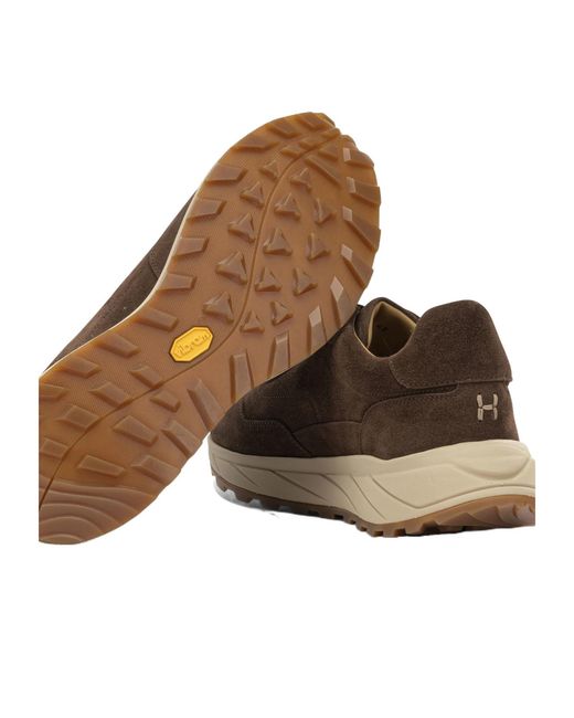 Henderson Brown Round-Toe Sneakers for men