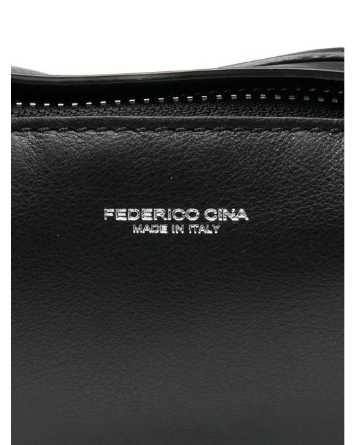 FEDERICO CINA Black Tortellino Shoulder Bag