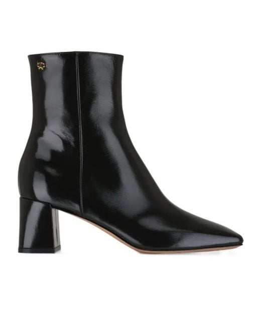Gianvito Rossi Black 55Mm Leather Ankle Boots