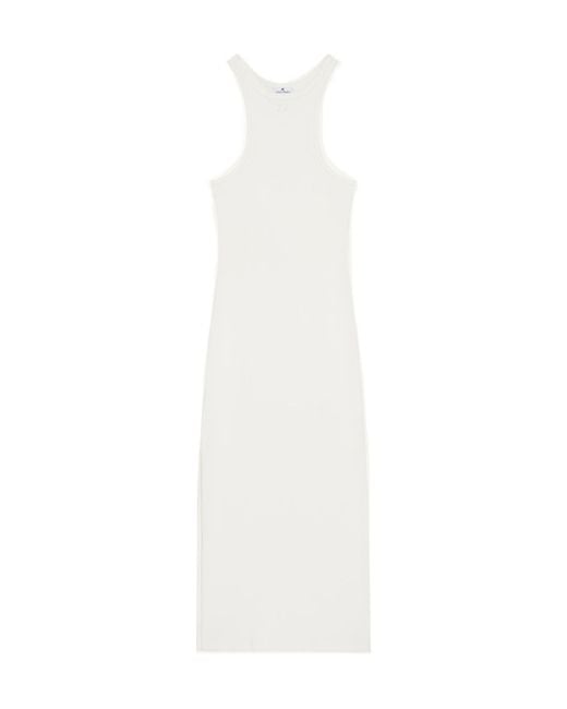 Courreges White Courrèges Racerback Jersey Midi Dress
