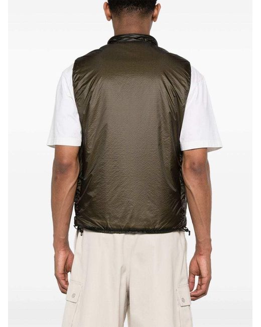 C P Company Green Nada Shell Lens-Detail Vest for men