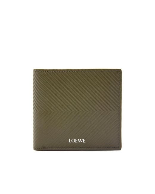 Loewe Green Bifold Coin Wallet for men