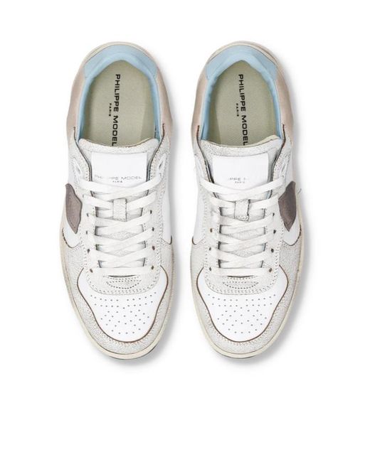 Philippe Model White Sneakers for men