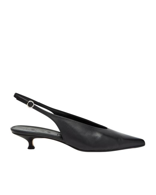 Aeyde Black Slingback Pumps