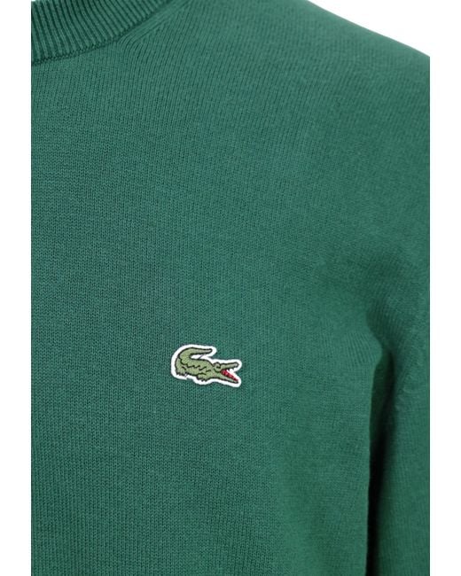 Lacoste Green Crew Neck Pullover for men