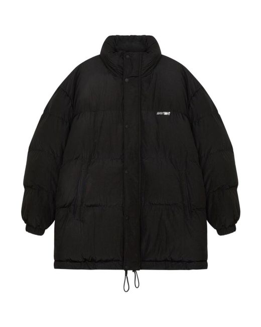 Isabel Marant Black Logo Patch Padded Jacket for men