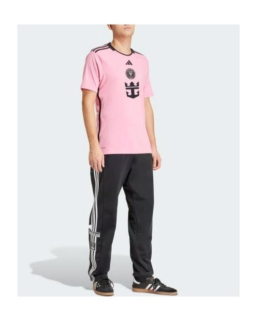 Adidas Pink Inter Miami Cf 24/25 Home Shirt T-Shirt for men
