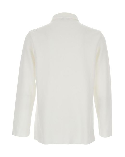 Lardini White Button-Up Jacket for men