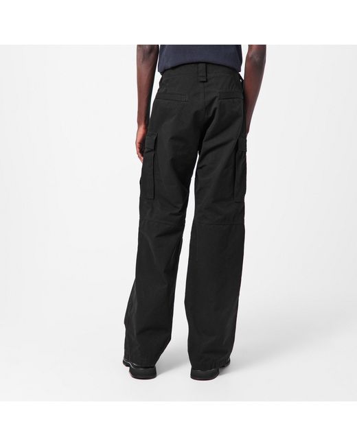 Balenciaga Black Multi-Pocket Cargo Pants for men