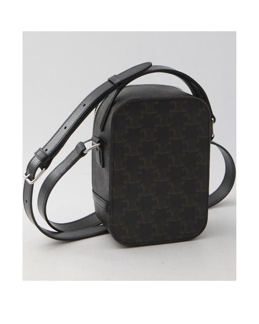 Céline Black Triomphe Shoulder Bag for men