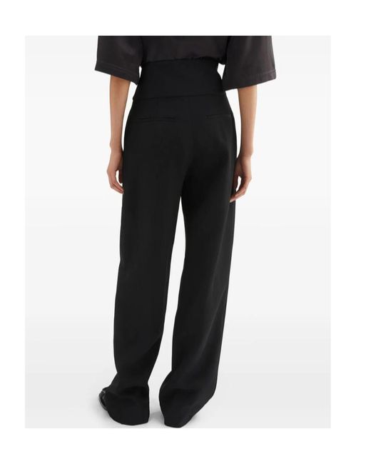 Jil Sander Black Tailored Trousers