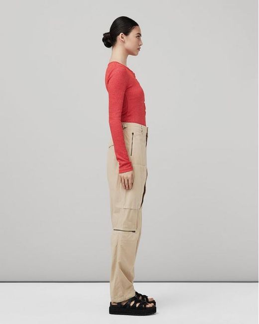 Rag & Bone Natural Multi-Pocket Casual Pants