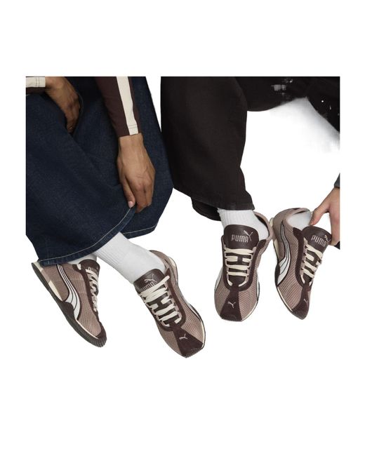 PUMA Brown Simple-Designed Sneakers