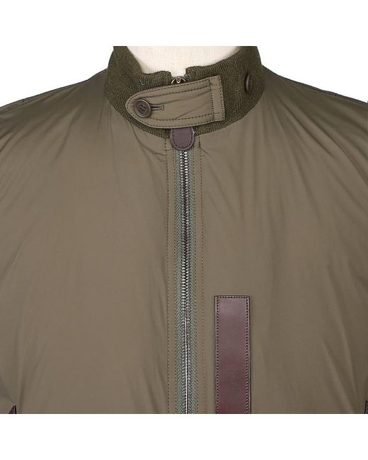 Burberry Green Long-Sleeved Casual Jacket for men