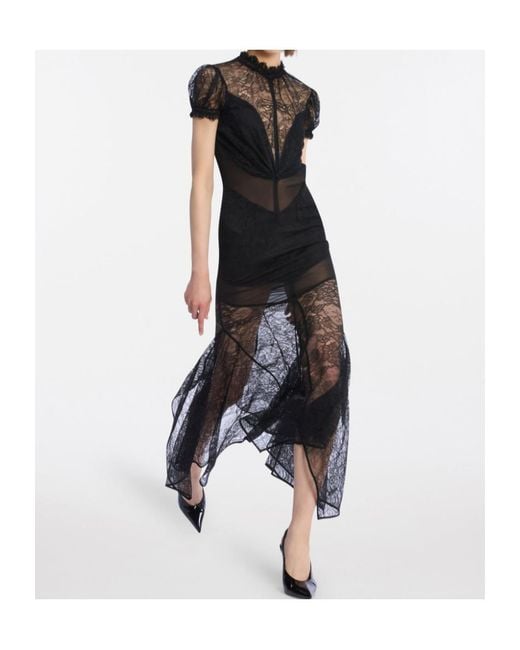 The Attico Black Midi Dress