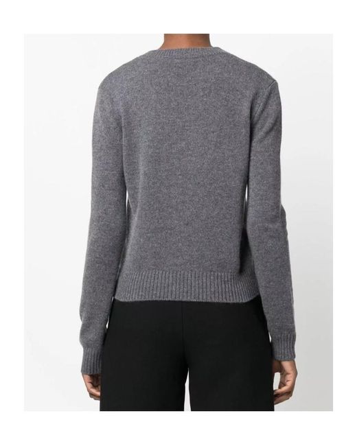 Lisa Yang Gray Long-Sleeved Sweater