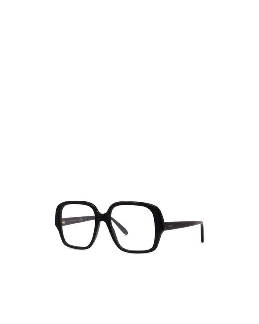 Loewe White Square Frame Glasses