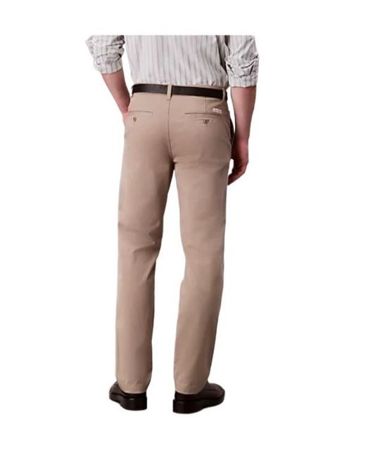 Calvin Klein Multicolor Slim Twill Chino Trousers for men