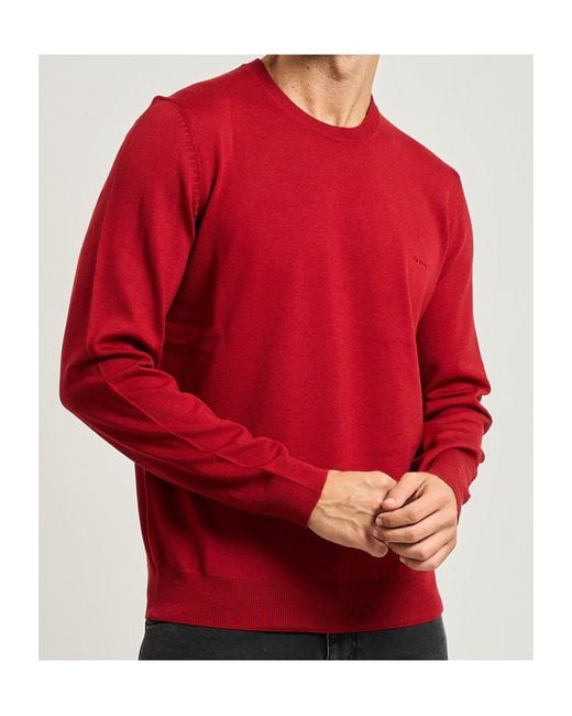 Boss Red Crew Neck Sweater for men
