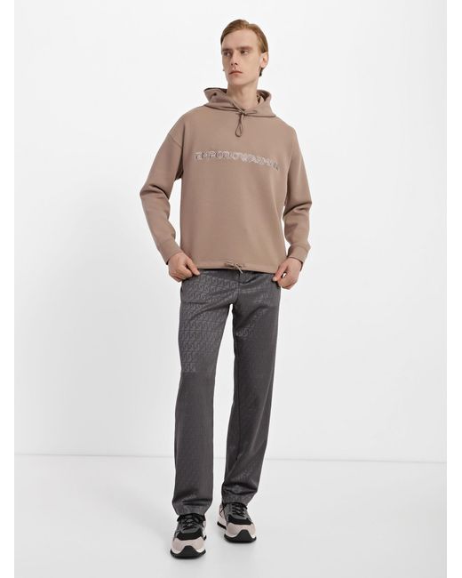 Emporio Armani Natural Logo Hooded Sweater for men