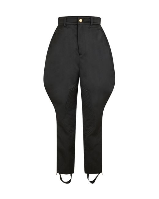 Gucci Black Simple And Elegant Long Trousers