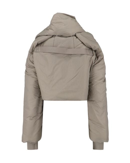 Rick Owens Gray Covertible Jacket