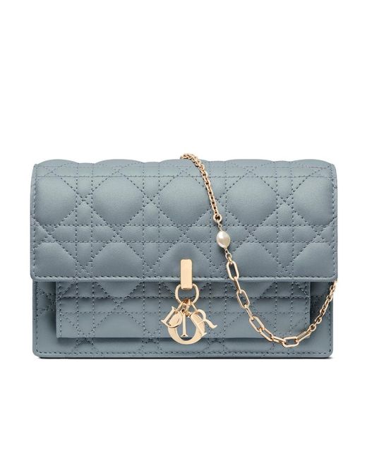 Dior Blue Lady Chain Pouch