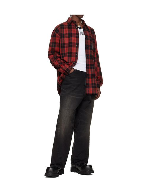 Vetements Black Spiral Jeans for men