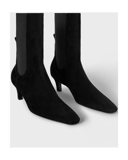 Totême Black Totême Pointed Toe Boots