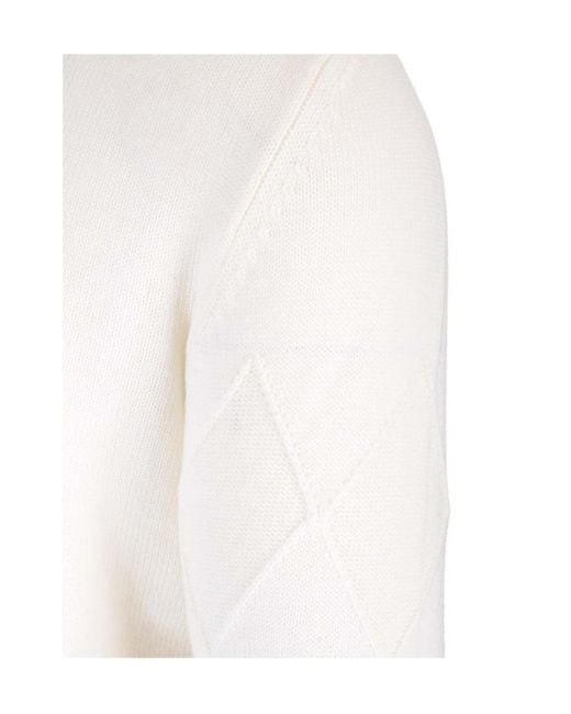 Ballantyne White Turtleneck Sweater for men
