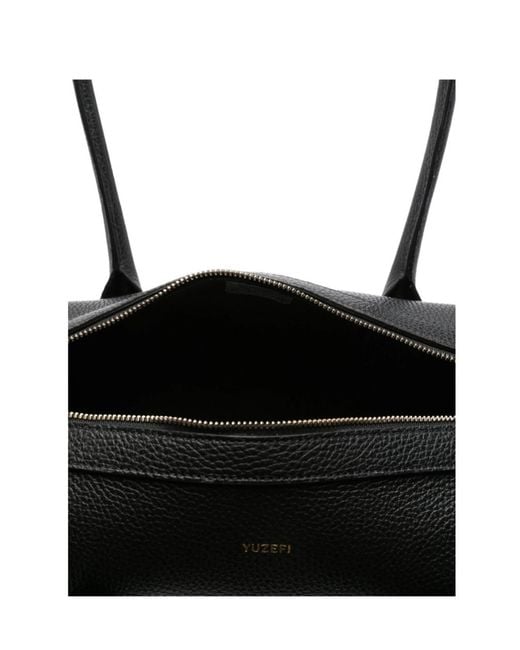 Yuzefi Black Double-Handled Handbag