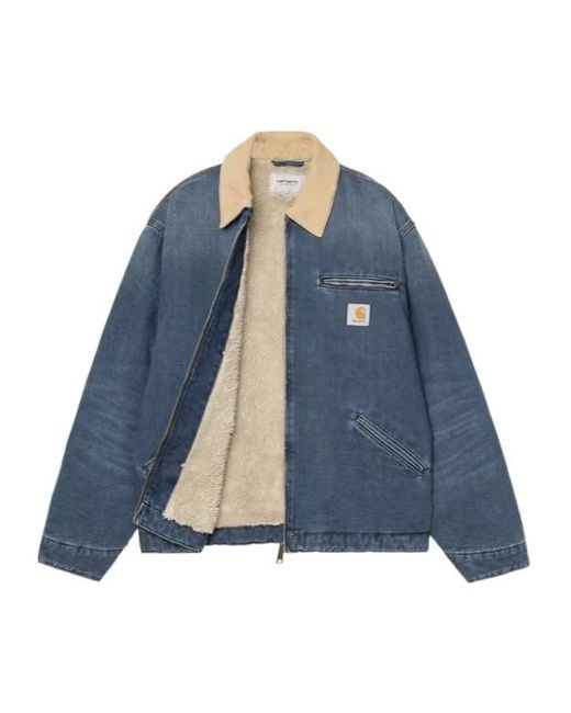 Carhartt Blue Og Detroit Jacket for men