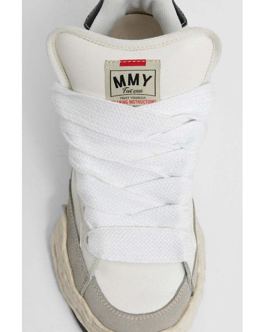 Maison Mihara Yasuhiro White Herbie Puffer Lace-Up Sneakers for men