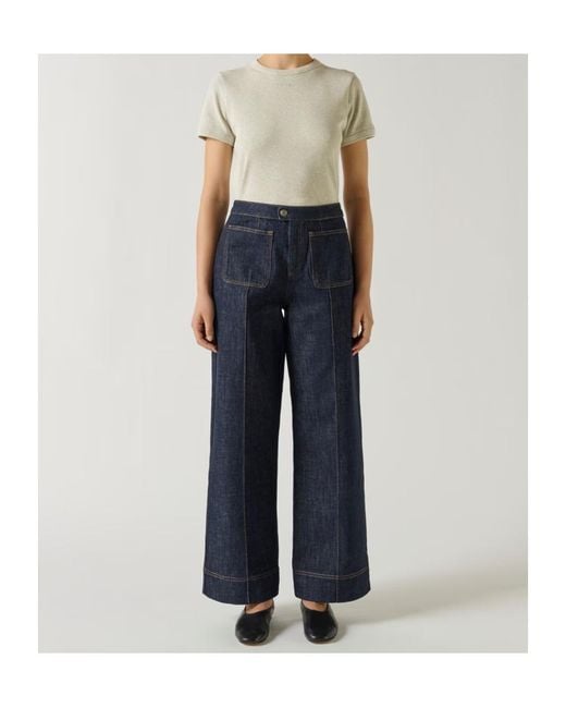 Soeur Blue Patch Pocket Jeans