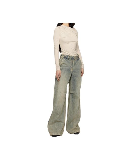Entire studios Natural Draped Top