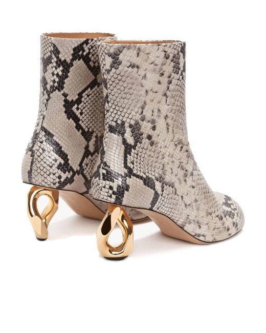 J.W. Anderson Brown Round-Headed High Heels