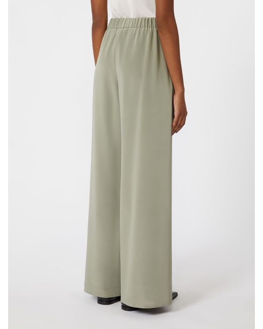 Max Mara Green Bonn Wide Leg Trousers