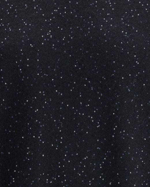 Fabiana Filippi Black Sequin Embellished Cape