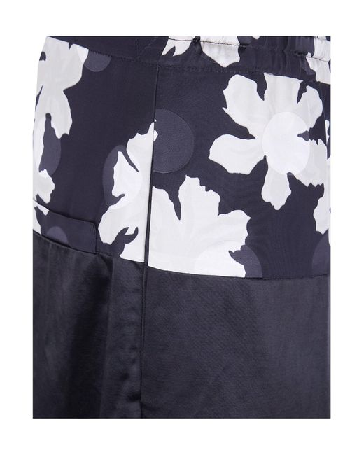 Dries Van Noten Blue Pablo Bi-Color Trousers for men