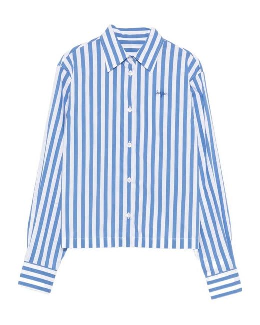 Maison Labiche Blue Striped Shirt