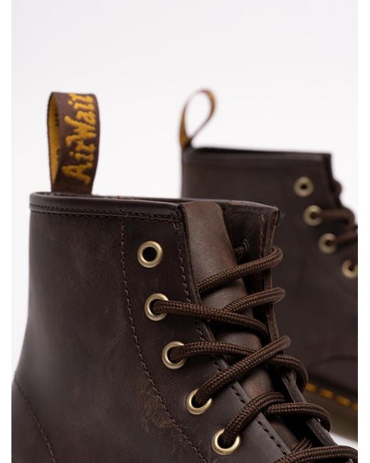 Dr. Martens Brown 101 Lace Up Combat Boots for men
