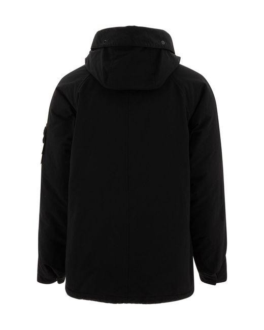 Stone Island Black David Tc Down Jacket for men