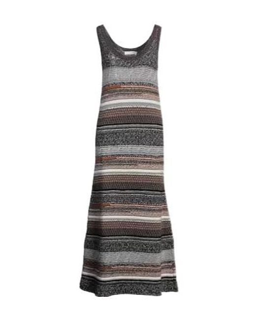 Chloé Black Sleeveless Lightweight Knit Dress