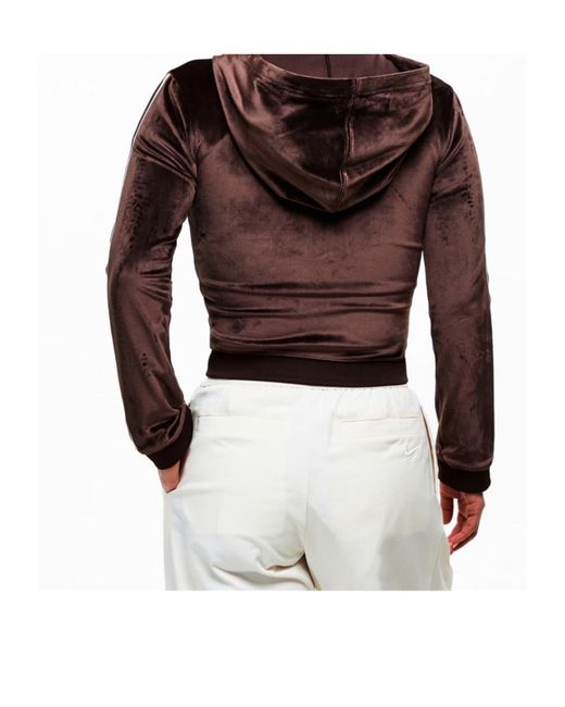 Nike Brown Hooded Zip-Up Sweatshirt