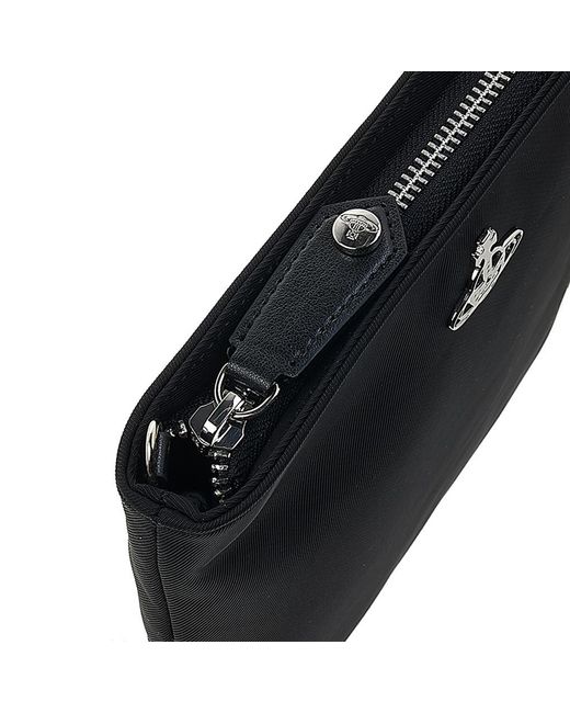 Vivienne Westwood Black Logo Shoulder Bag for men