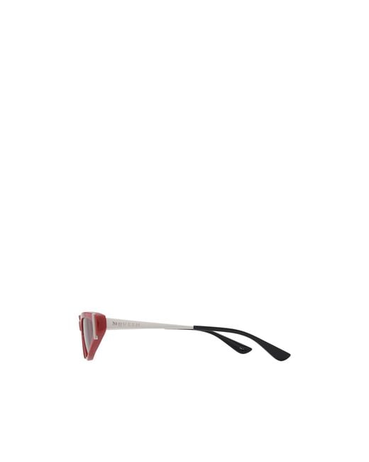 McQueen Pink T-Bar Cat-Eye Frame Sunglasses