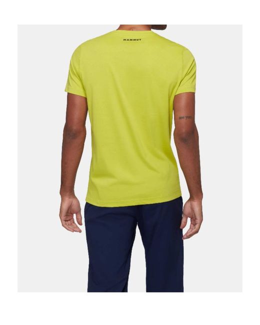 Mammut Yellow Core T-Shirt Logo for men