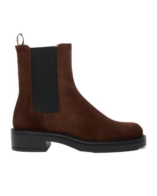 Stuart Weitzman Brown Celia Chelsea Bootie