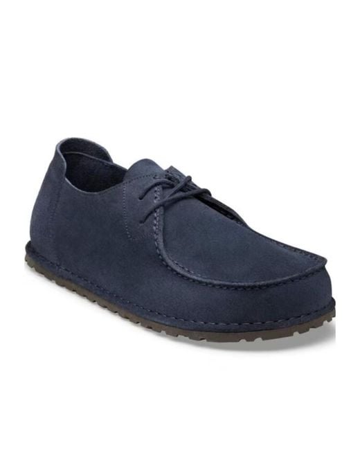 Birkenstock Blue Utti Lace-Up Shoes for men