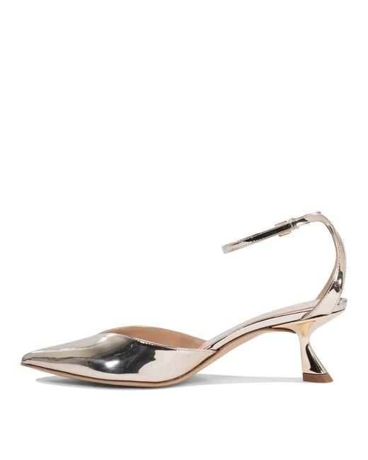 Ninalilou Metallic Heeled Pumps